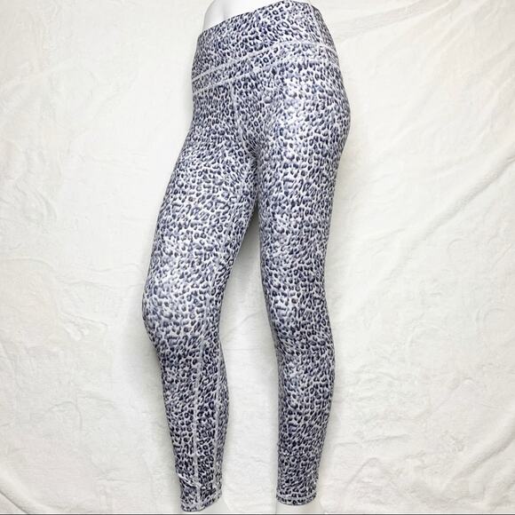 VARLEY Biona Leggings High Rise Leopard Print Tights size Small - Picture 1 of 10